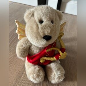 Teddy Bear Plush Barista Starbucks Valentine Cupid Stuffed Animal